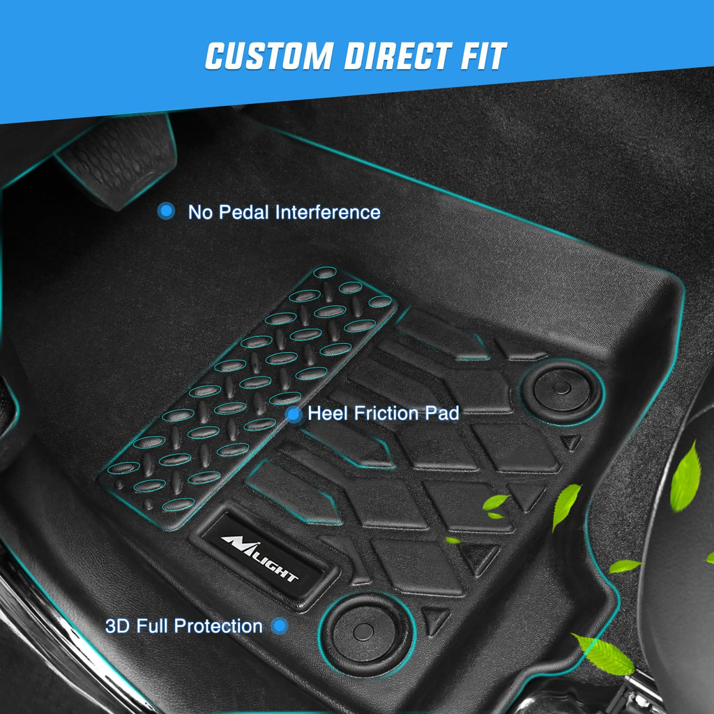TPE Floor Mats for Tesla Model X 6 Seater
