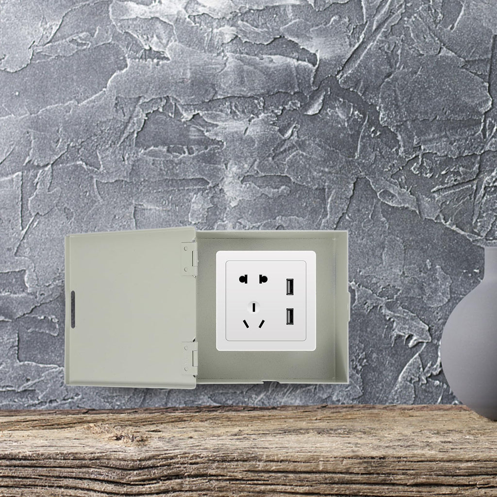 Lockable 86 Type Recessed Electrical Outlet Cover Weatherproof Protector