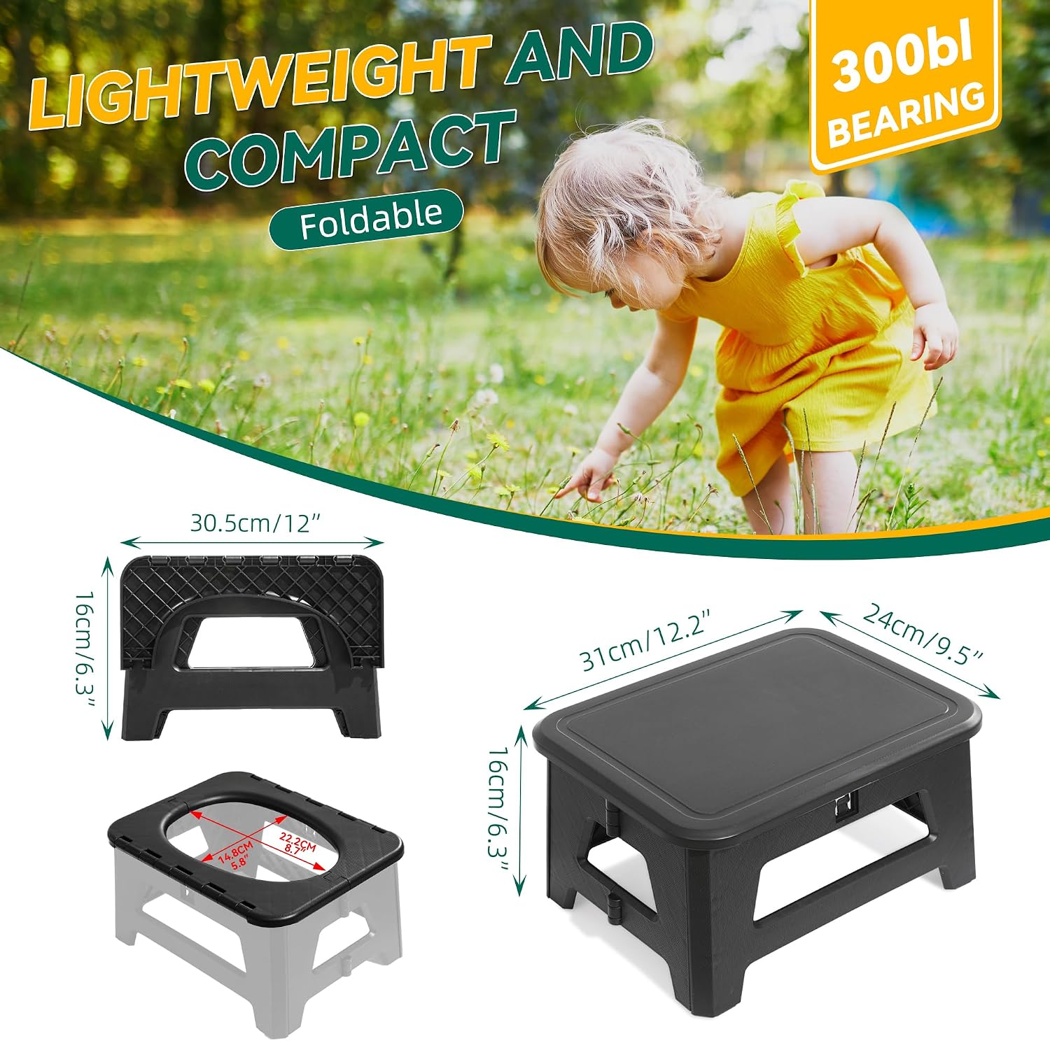 In-car Portable Toilet Collapsible Potty, Emergency Toilet | Temporary Potty For Outdoor Camping, Road Trips, Traffic