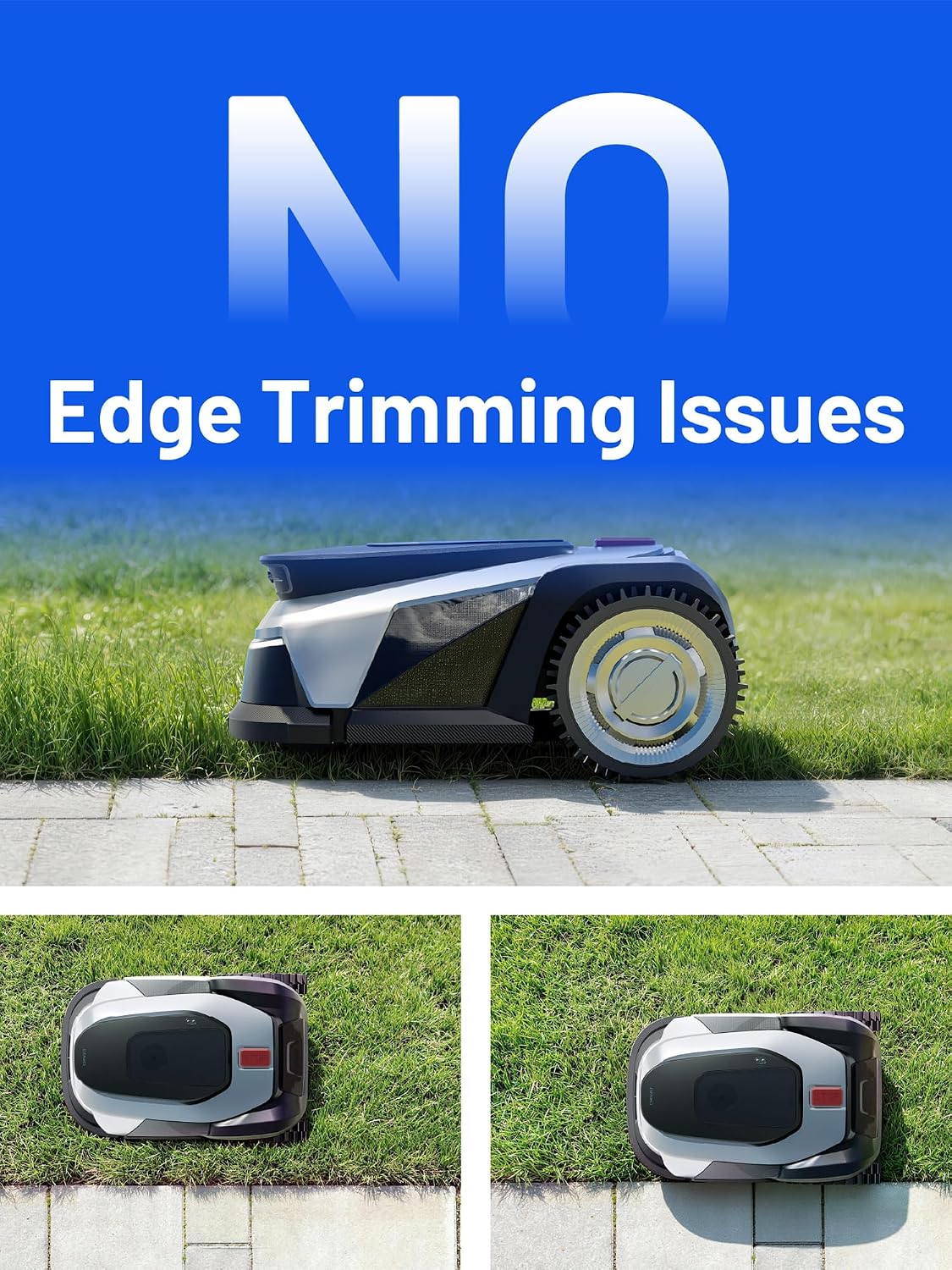 FYELD 500 Robot Lawn Mower, Robotic Lawnmower Without Boundary, Auto Mapping