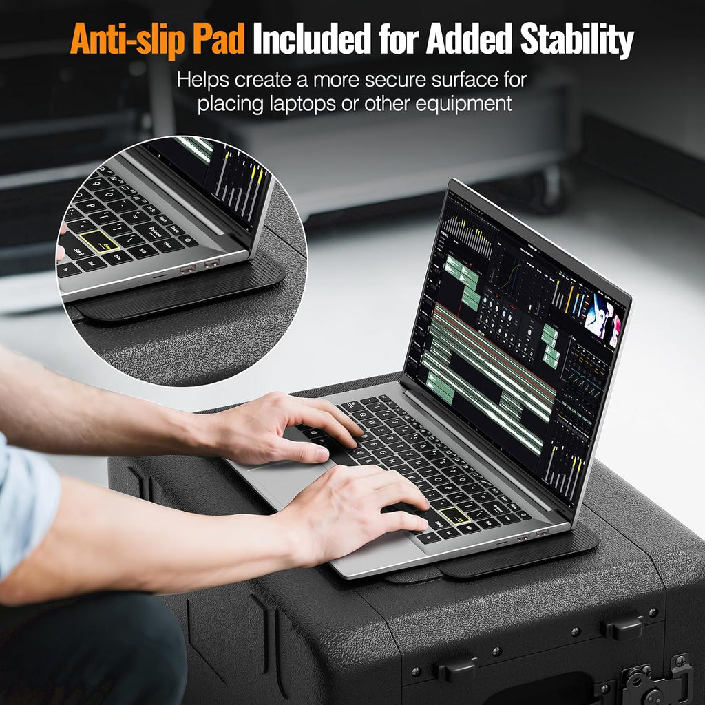4U Shallow Waterproof Rackmount Rack Case PRCSE-4U | 19-in Rackmount, Detachable Cover Storage, Shockproof &