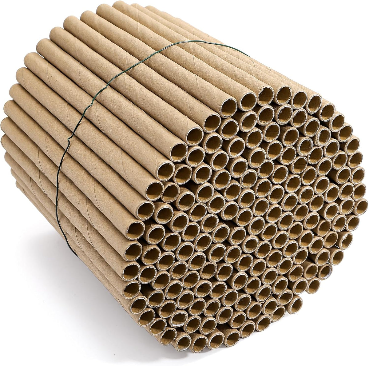 200 Pack Mason Bee House Tubes, 6 Inch Long x 5/16 Inch Diameter Cardboard Nesting Refill Inserts Liners Tubes for