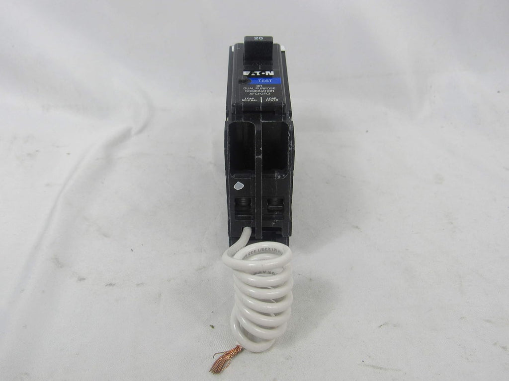 BRN120DF Breaker, 20A, 1P, 120/240V, 10 kAIC, Type BR AFCI/GFCI (Original version, 2-Pack)