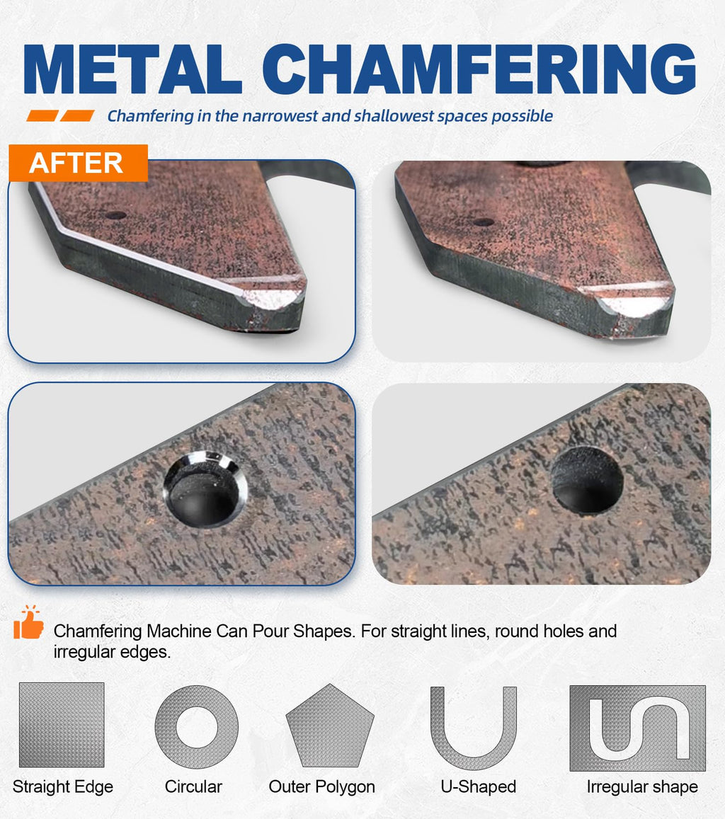 SI FANG Pneumatic Chamfering Tool Mini Air Chamfer C0.1-2 Angle