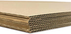 32" x 40" Kraft Two Sided (C-Flute) Corrugated Project Sheets, Cardboard Sheets, Flat Packing Inserts, Crafts, Pads