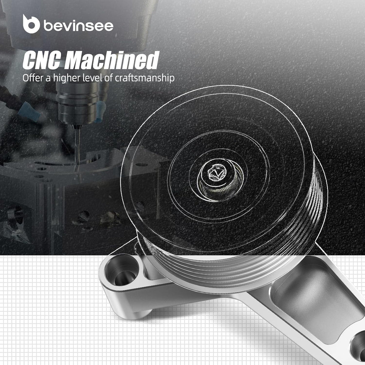 Bevinsee K-Series Adjustable EP3 Idler Pulley Belt Kit
