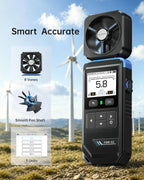 FAM-02 Handheld Anemometer for HVAC, Drone Flying & Sailing