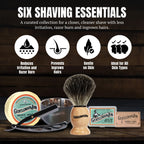 Straight Razor Shaving Kit - Wet Shave Grooming Set for Men