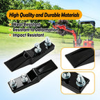 6 Pcs Digging Bucket Teeth with Flex Pins Kit Aperture 0.39in