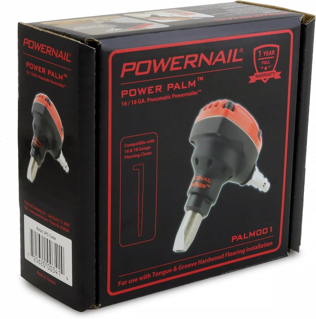 PALM001 PowerPalm 16/18 Gauge Flooring Cleat Nailer