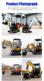 0.8T Hydraulic Excavator Compact Crawler Machine for Farm and Landscaping