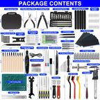 3D Printer Tool Kit, 202 Pcs 3D Printer Accessories Includes Deburring Tool, Removal Tools, Digital Caliper, Cutting