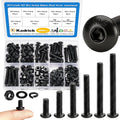 KADRICK 280PCS M5 Screw Kit,Hex Socket Button Head Screws Length 8MM-30MM