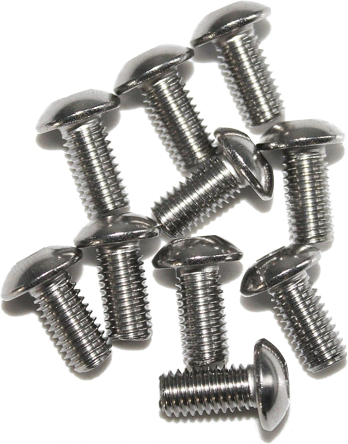 Fullerkreg M4-0.70 x 6mm Button Head Socket Cap Bolts, 100 Pcs