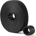 1in x 24ft | Hook and Loop Straps Heavy Duty | Double Sided Self-Gripping Strips | Reusable Multi-Purpose Wrap Roll