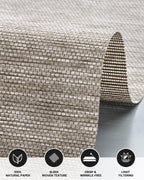 Woven Texture Paper Vertical Blinds, SleekLoom Dove Grey