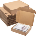 Brown Shipping Boxes 13x11x3" 25 Pack Corrugated Cardboard Mailers