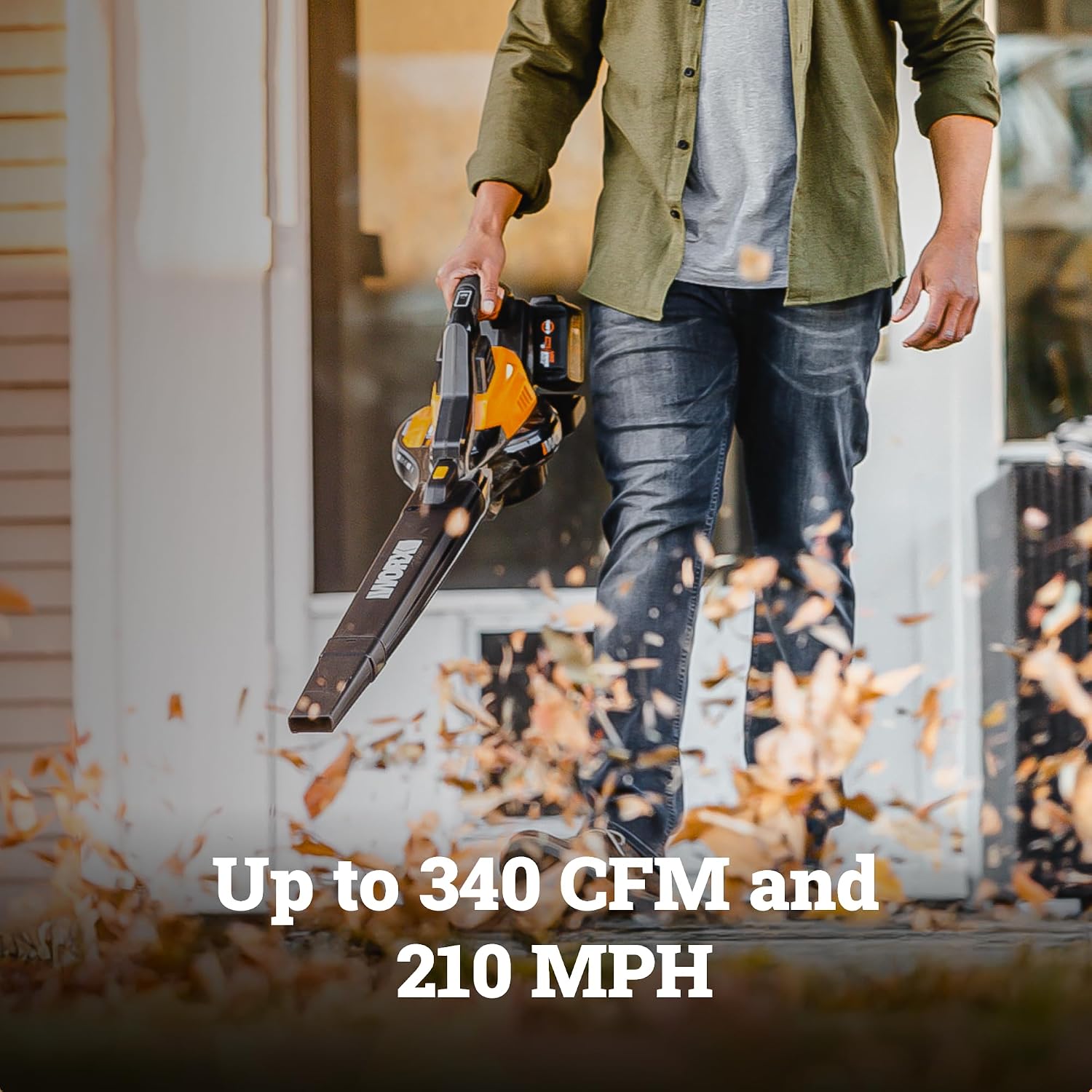 Cordless Leaf Blower, 3 in 1 Blowers for Lawn Care with Leaf Vacuum & Leaf Mulcher, Electric Blower with Brushless
