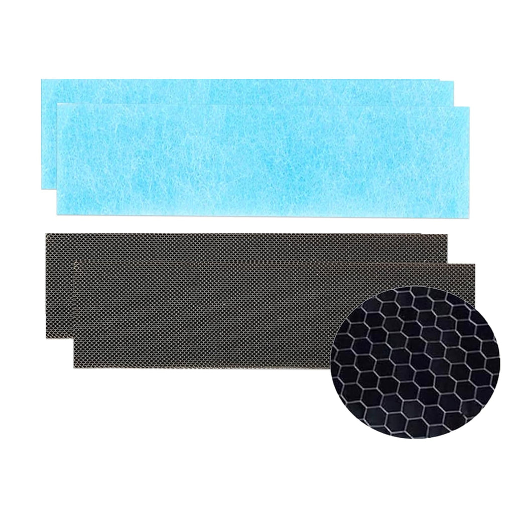 COAPAK 4Pack Replacement Filter Compatible with Mitsubishi Electric MAC-2330FT-E and MAC-3000FT-E - No Frames