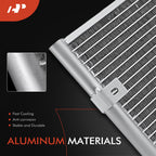 A-Premium Air Conditioning Condenser Compatible with Honda