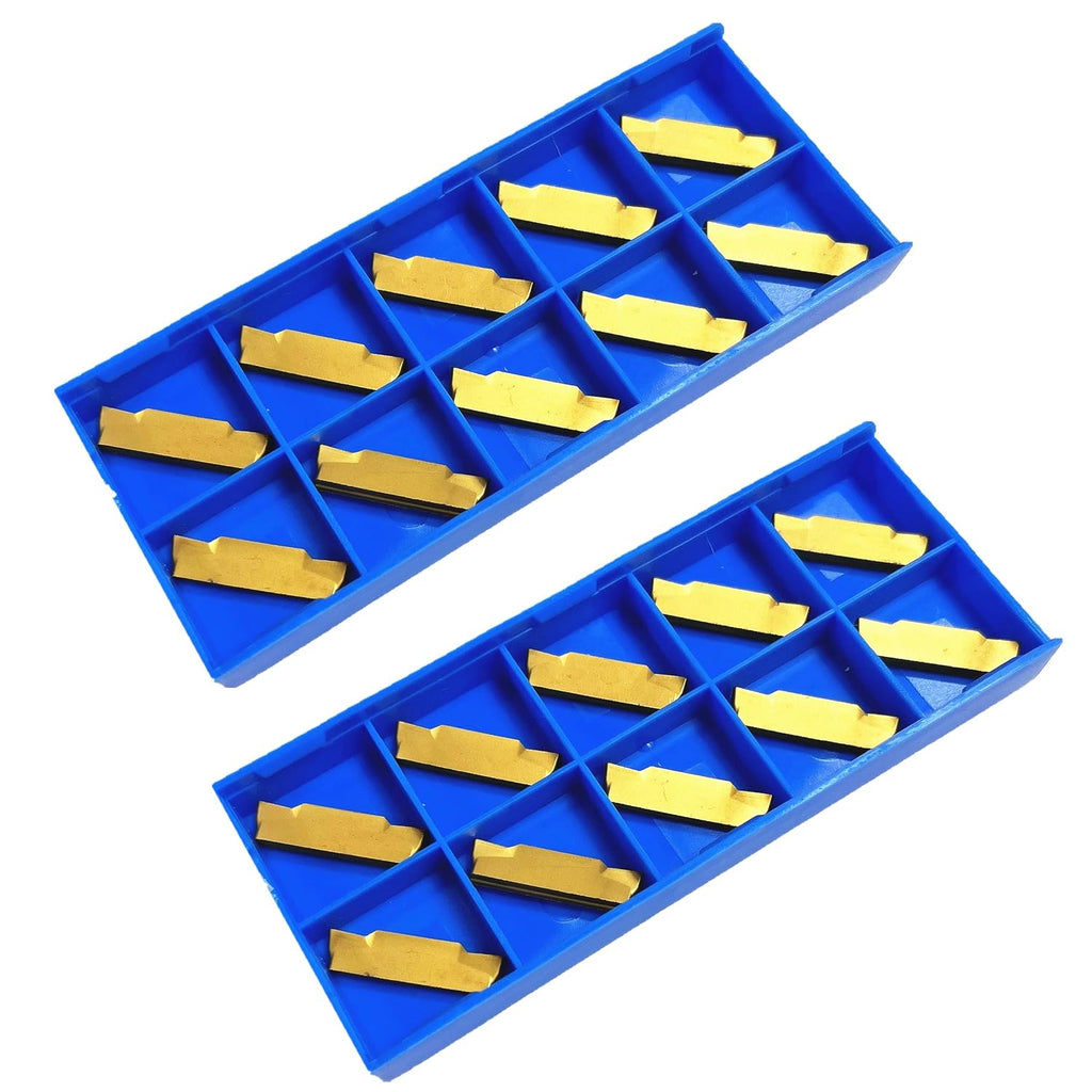 BestParts 20PCS MGMN300-M CNC Carbide Turning Inserts Lathe Grooving Insert