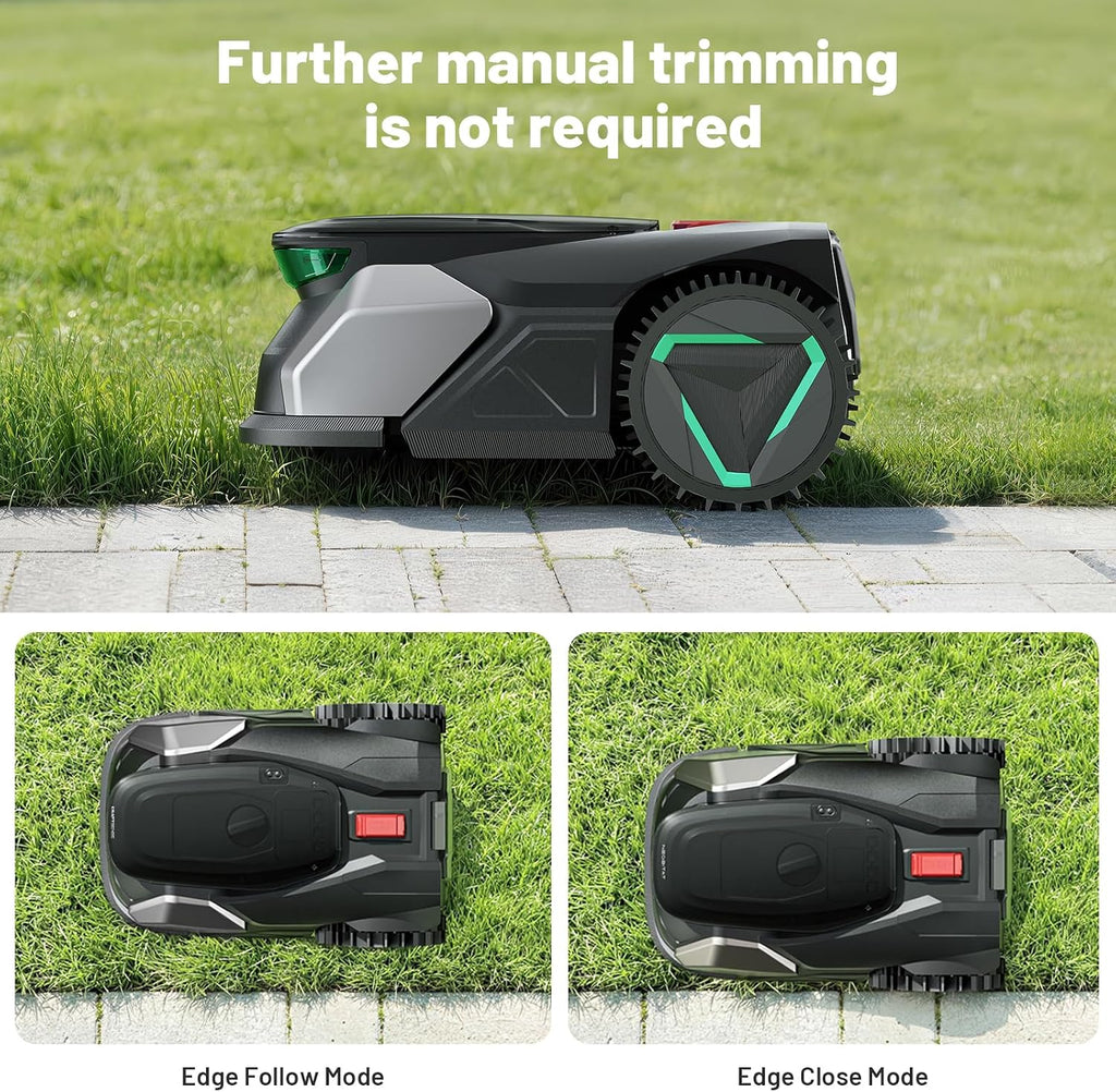 20V Brushless Robotic Lawn Mower | 1/8 Acre Coverage & 22° Slope Mastery | 0.8"-2.4" Adjustable Height, 2.4G