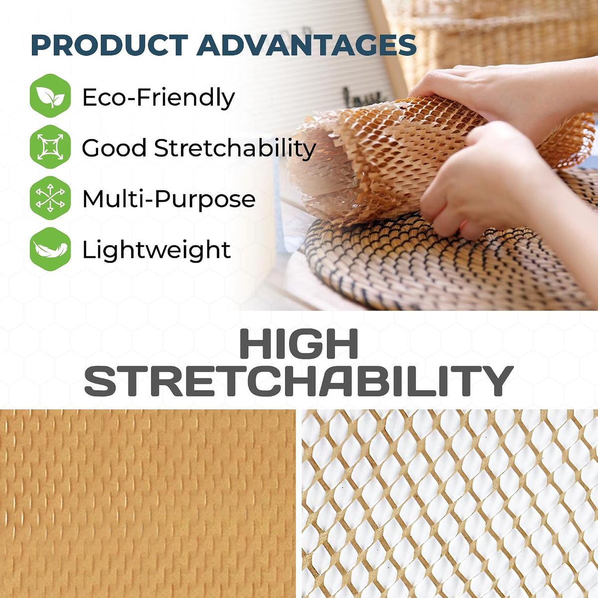 HexcelWrap Mini Packing Station, Honeycomb Paper Dispenser - 15"