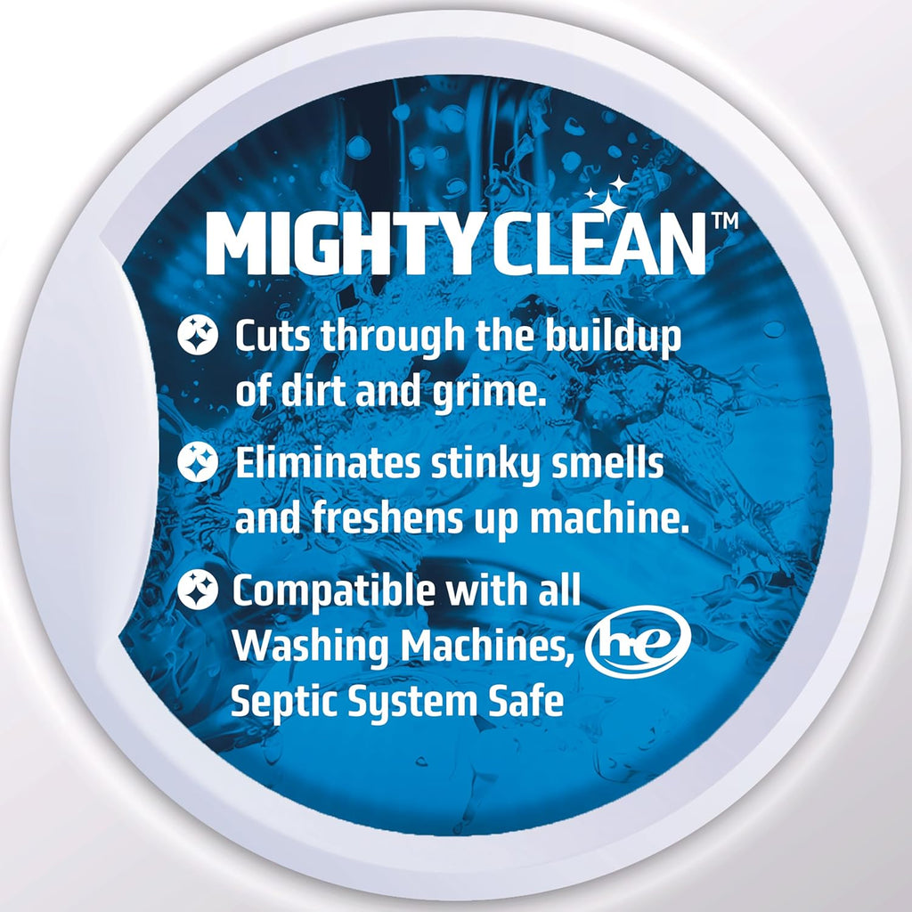 Washing Machine Cleaner Tablets 24 Pack - 1 Year Supply, Septic Safe Washing Machine Cleaning Tablets, Washer Cleaner