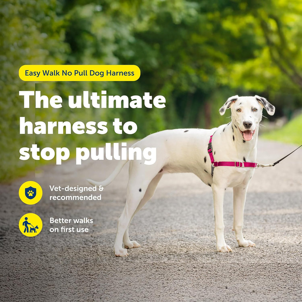 Easy Walk No-Pull Dog Harness - Ultimate Harness to Help Stop Pulling - Pull-Free Walks - Take Control & Teach Better