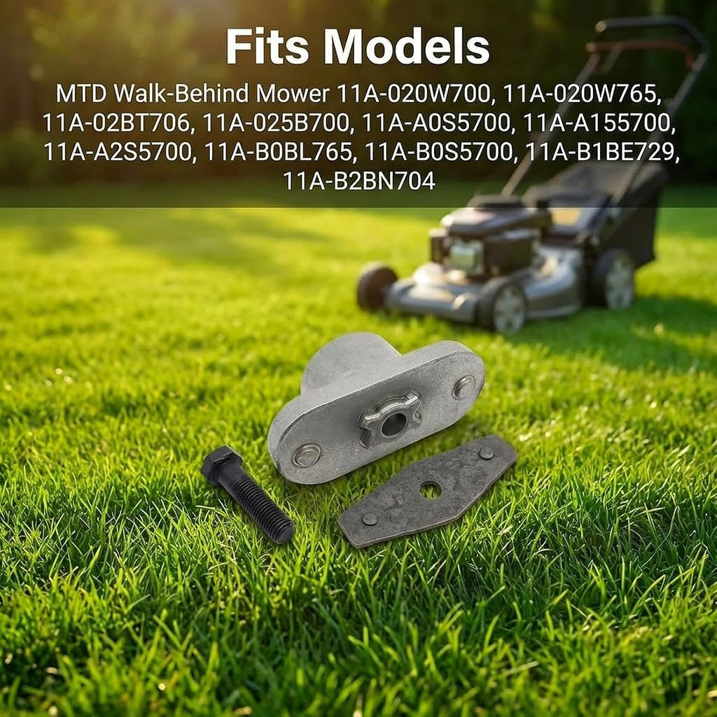 748-0376E Lawn Mower Blade Adapter Kit for MTD Craftsman Troy-Bilt Yard Machines Bolens Yard Man Push Walk-Behind