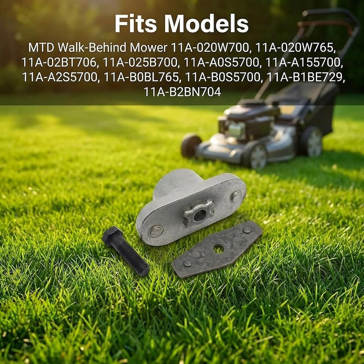 748-0376E Lawn Mower Blade Adapter Kit for MTD Craftsman Troy-Bilt Yard Machines Bolens Yard Man Push Walk-Behind
