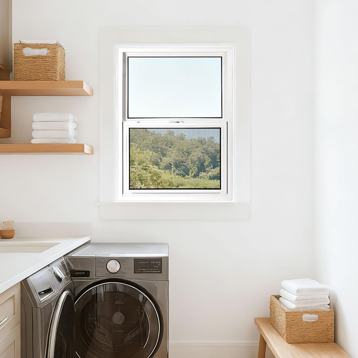 Vinyl Single Hung Sliding Window 24" x 30" White