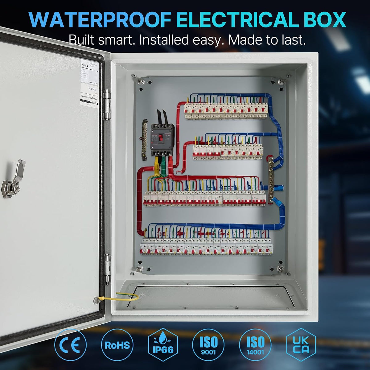 20x16x8 NEMA 4X Electrical Enclosure Metal Outdoor Enclosure Box