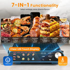 7-in-1 Panini Press Sandwich Maker, Electric Indoor Grill