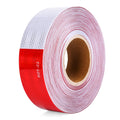 Reflective Tape 2" X 160' Red/White High Intensity DOT-C2 Trailer Reflector Tape Outdoor Waterproof Conspicuity