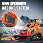 DS360,Mini Skid Steer Loader 23HP Gas Powered Stand On Compact Track Loader
