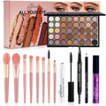 40-Color Eyeshadow Palette Eye Makeup Set(Pink) | 40 Color Shade Palette All-in-One Kit Begineer Friendly Full Eye