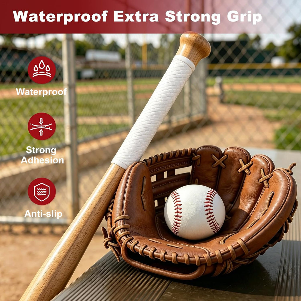 Anti Slip Rubber Grip Tape, 2 Rolls, 2" x 20 FT Total, Black & White