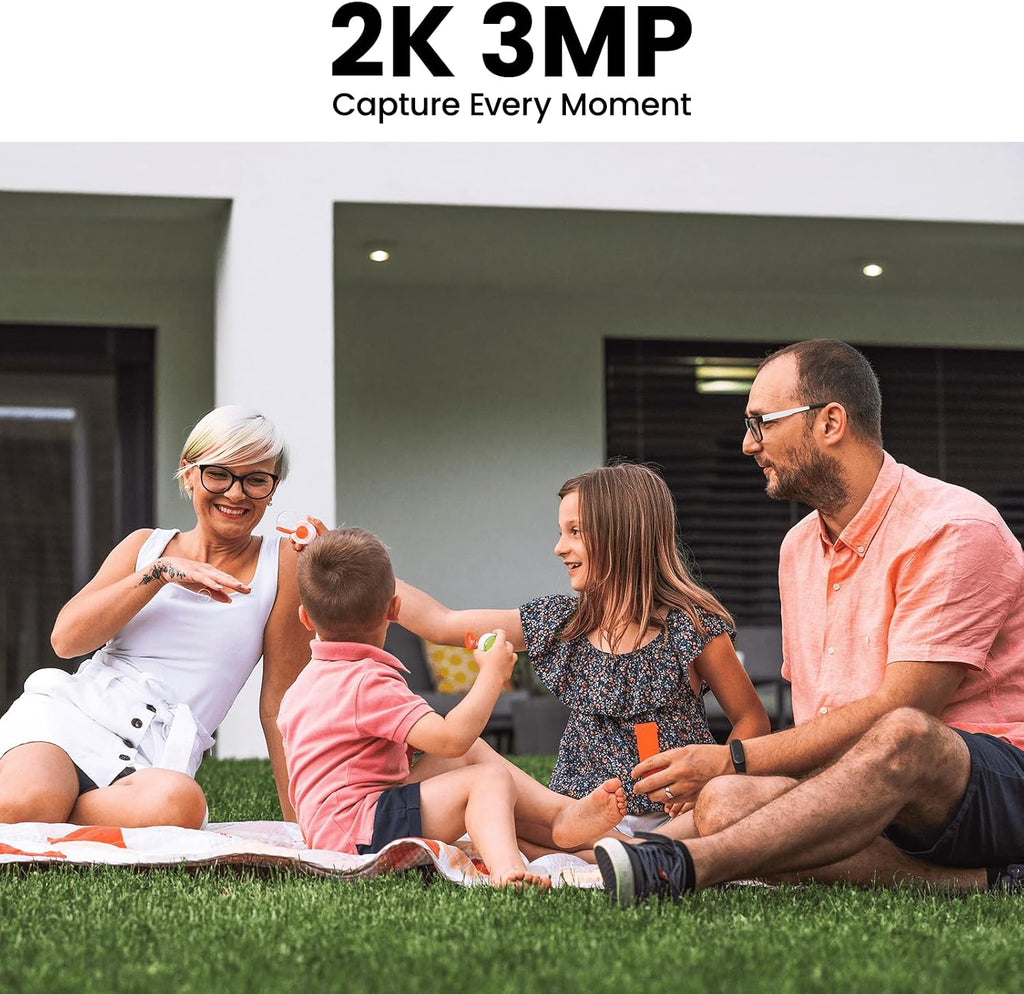 Cameras for Home Security-2K Wireless Security Camera Outdoor with AI Motion Detection & Siren, Non-Stop Solar