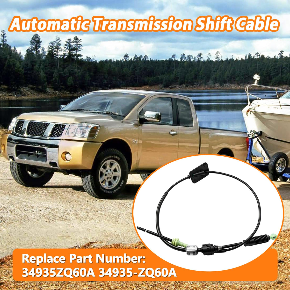 Automatic Transmission Shift Cable for Nissan Armada Titan Pathfinder