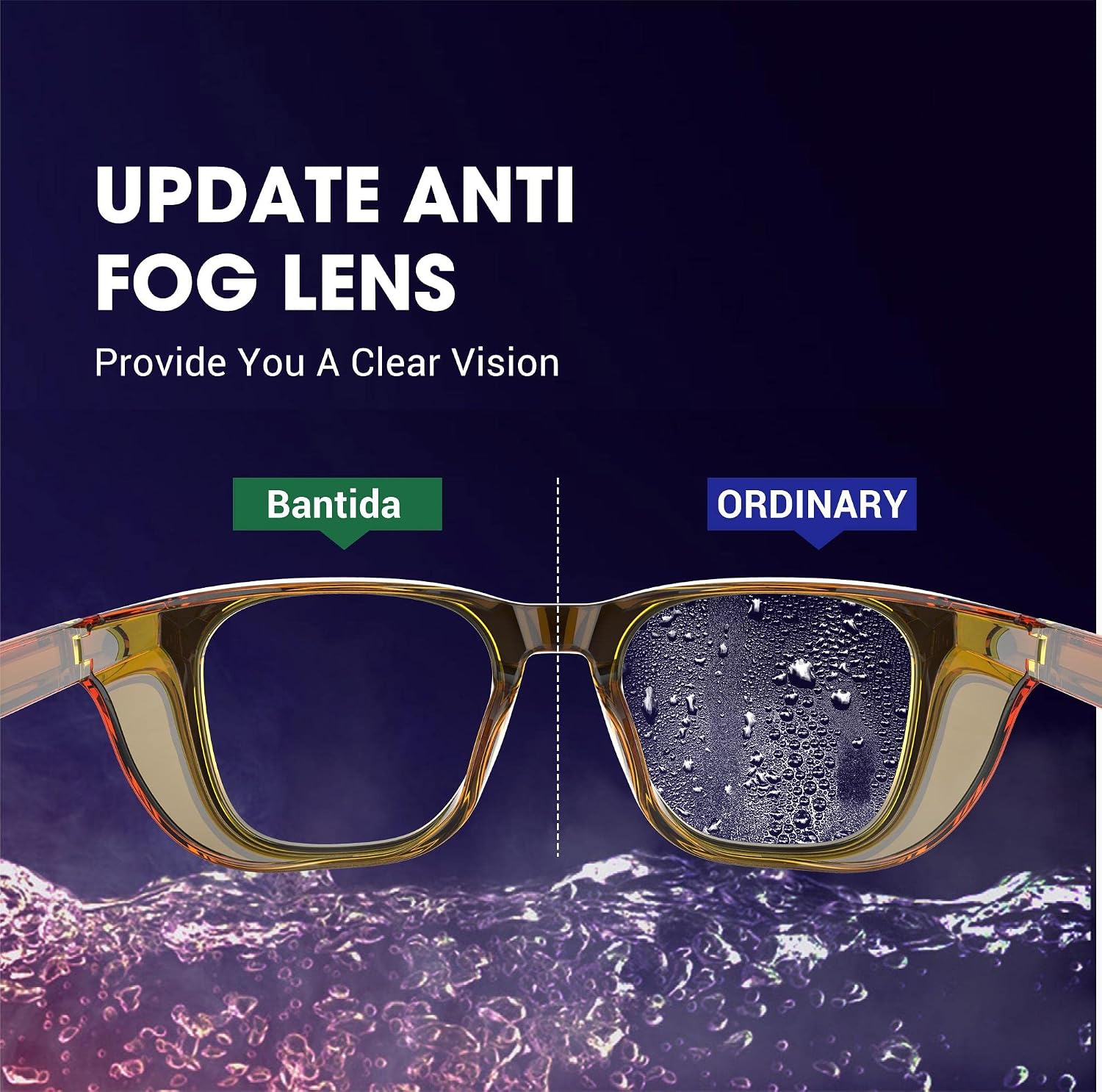 Safety Glasses Anti-Fog Goggles Protective Eyewear Anti Blue Light Protection Glasses For Women And Men
