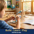 STEM Kit- Hydraulics 4-in-1– Build 4 Hydraulic Machines | Engineering Model Kit for Kids 8+ | Educational Science Toy