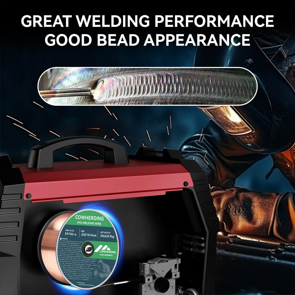 Solid Mig Welding Wire 0.35, ER70S-6 .035 Inch - 2 Pound Spool