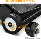 50in Tow-Behind Lawn Sweeper Leaf Grass Collector 25 Cu.ft.