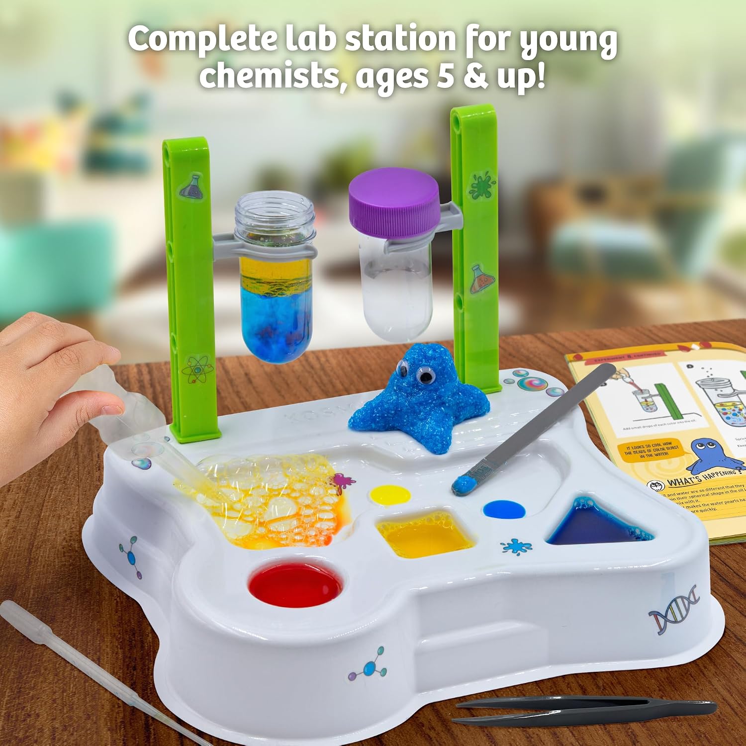 Thames & Kosmos Kids First Science Kit | STEM Learning, Intro to Chemistry for Ages 5+ | Safe & Educational Lab Setup