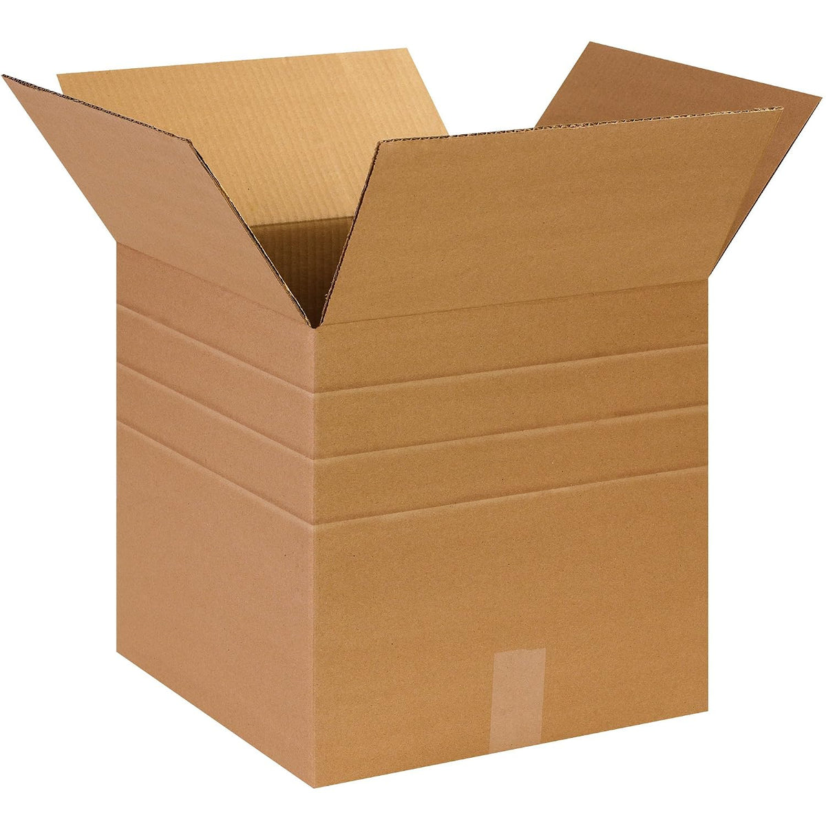 SNMD141414 Multi-Depth Corrugated Boxes, 14"L x 14"W x 14"H, Kraft (Pack of 25)