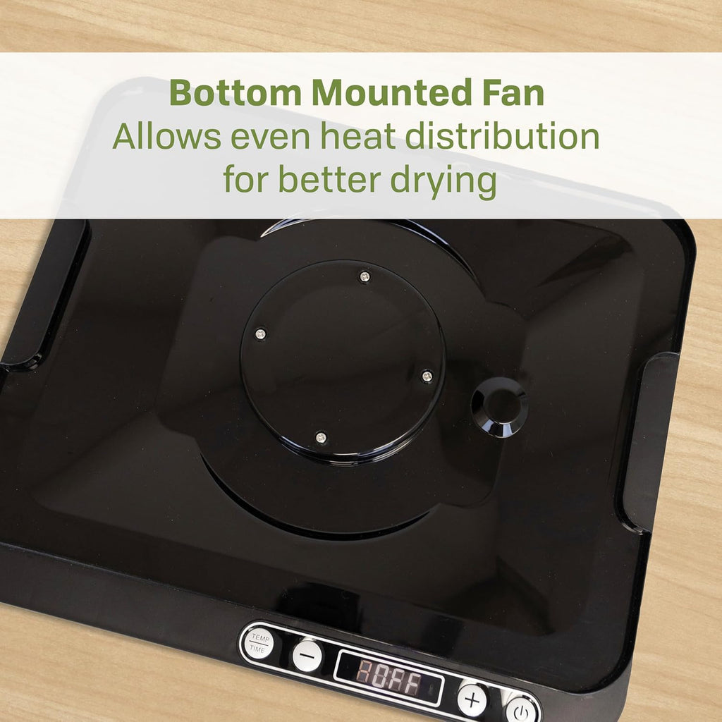 FD-5TC Snackmaster Food Dehydrator – 5 BPA-Free Trays, Adjustable Temp Control, Compact Design for Jerky, Fruit