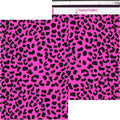 50 Poly Mailers 14.5x19 - Hot Pink Cheetah Shipping Bags