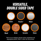 Invisible Hold Double Sided Tape, 24 Pre-Cut 1" Mounting Squares