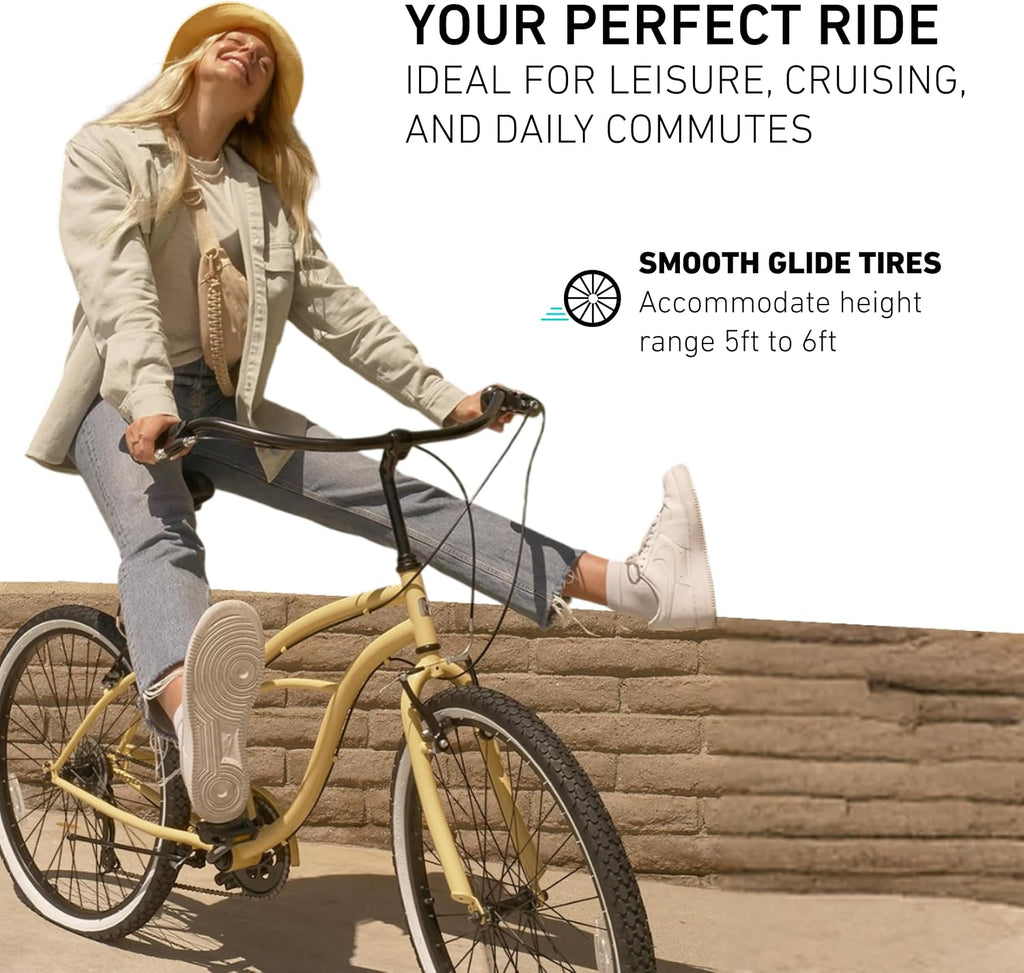Around The Block Women's Beach Cruiser Bike